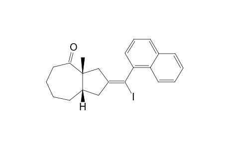 rel-(3aR,8aS,E)-2-(Iodo(naphthalen-1-yl)methylene)-3a-methyloctahydroazulen-4(2H)-one