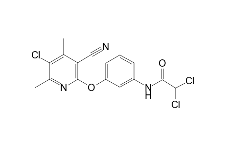 2,2-bis(chloranyl)-N-[3-(5-chloranyl-3-cyano-4,6-dimethyl-pyridin-2-yl)oxyphenyl]ethanamide