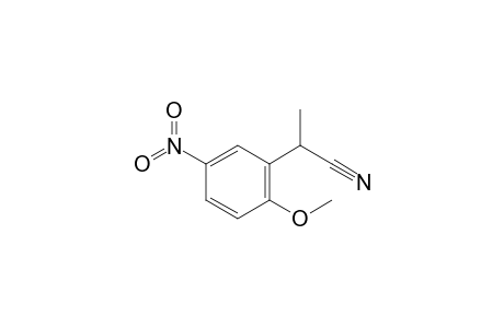 2-(6-Methoxy-3-nitrophenyl)propionitrile