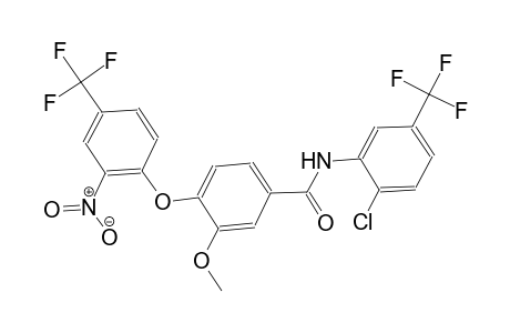 benzamide, N-[2-chloro-5-(trifluoromethyl)phenyl]-3-methoxy-4-[2-nitro-4-(trifluoromethyl)phenoxy]-
