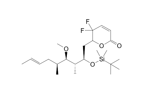 6-[(2R,3R,4R,5S,E)-2-(tert-Butyldimethylsilyloxy)-4-methoxy-3,5-dimethylnon-7-enyl]-5,5-difluoro-5,6-dihydro-2H-pyran-2-one