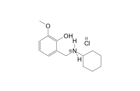 benzenemethanaminium, N-cyclohexyl-2-hydroxy-3-methoxy-, chloride