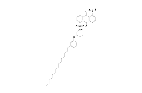 1-Anthracenesulfonamide, 9,10-dihydro-5-nitro-9,10-dioxo-N-[2-(3-pentadecylphenoxy)butyl]-