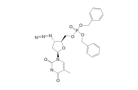 (3'-AZIDO-3'-DEOXYTHYMIDIN-5'-YL)-DIBENZYL-PHOSPHATE