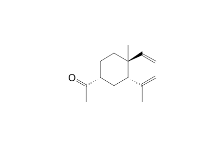 1-Vinyl-cis-o-menth-8-en-4-cis-yl methyl ketone