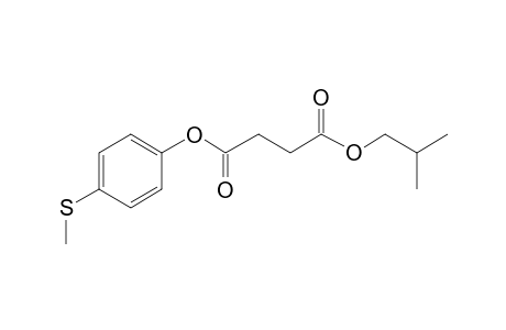 Succinic acid, isobutyl 4-methylthiophenyl ester