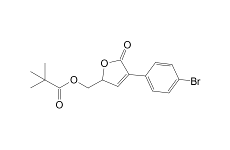 [4-(4-bromophenyl)-5-oxidanylidene-2H-furan-2-yl]methyl 2,2-dimethylpropanoate