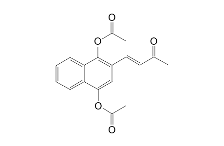 trans-1-(1,4-Diacetoxy-2-naphthyl)-2-buten-3-one