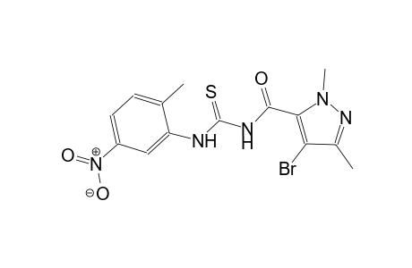 N-[(4-bromo-1,3-dimethyl-1H-pyrazol-5-yl)carbonyl]-N'-(2-methyl-5-nitrophenyl)thiourea