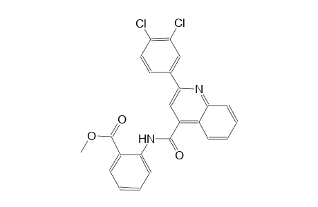 methyl 2-({[2-(3,4-dichlorophenyl)-4-quinolinyl]carbonyl}amino)benzoate