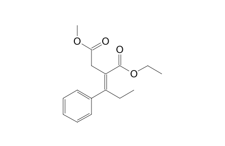 (2E)-2-(1-phenylpropylidene)butanedioic acid O1-ethyl ester O4-methyl ester