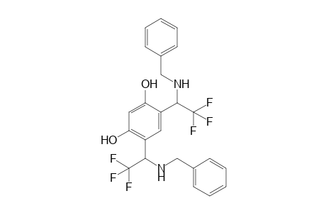 4,6-Bis(1-benzylamino-2,2,2-trifluoroethyl)benzene-1,3-diol