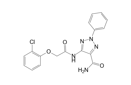 5-[2-(2-chloranylphenoxy)ethanoylamino]-2-phenyl-1,2,3-triazole-4-carboxamide