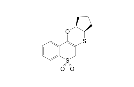 CIS-1,2,3,3A,5,11A-HEXAHYDROCYCLOPENTA-[B]-11,4-OXATHIINO-[3,2-C]-[1]-BENZOTHIOPYRAN-6,6-DIOXIDE