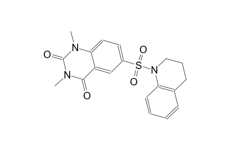 6-(3,4-dihydro-1(2H)-quinolinylsulfonyl)-1,3-dimethyl-2,4(1H,3H)-quinazolinedione