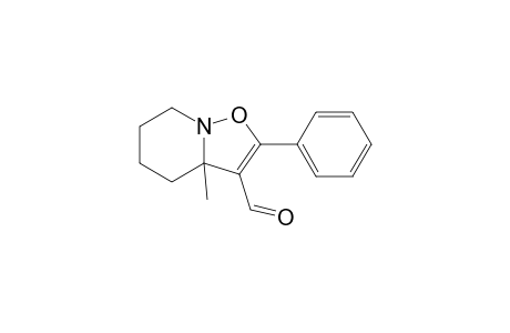 3a-methyl-2-phenyl-4,5,6,7-tetrahydro-[1,2]oxazolo[2,3-a]pyridine-3-carbaldehyde