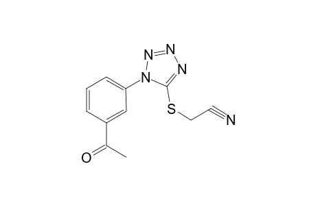 Acetonitrile, 2-[[1-(3-acetylphenyl)-1H-1,2,3,4-tetrazol-5-yl]thio]-