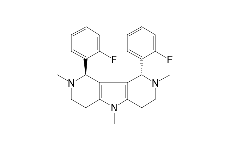 1H-Pyrido[3',4':4,5]pyrrolo[3,2-c]pyridine, 1,9-bis(2-fluorophenyl)-2,3,4,5,6,7,8,9-octahydro-2,5,8-trimethyl-