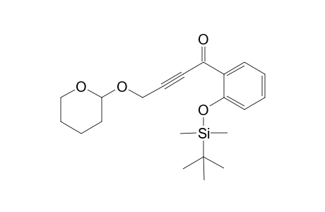 1-[2-[tert-butyl(dimethyl)silyl]oxyphenyl]-4-(2-oxanyloxy)-2-butyn-1-one