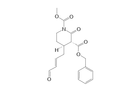 (3R,4S)-2-keto-4-[(E)-4-ketobut-2-enyl]piperidine-1,3-dicarboxylic acid O3-benzyl ester O1-methyl ester