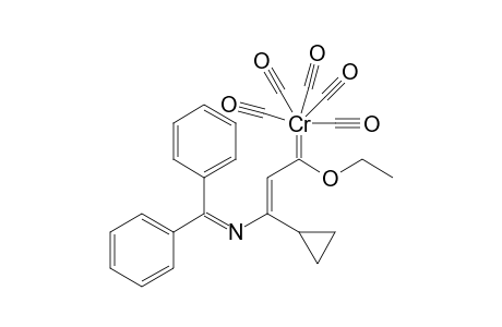 Pentacarbonyl [3-cyclopropyl-3-(diphenylmethylene)amino-1-ethoxy-2-propenylidene ]chromium