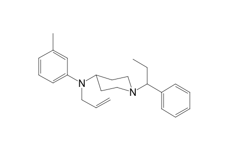 N-Allyl-N-3-methylphenyl-1-(1-phenylpropyl)piperidin-4-amine