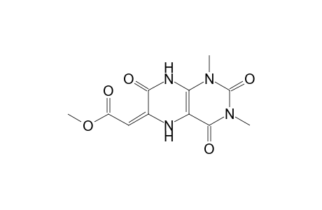 (2E)-2-(1,3-dimethyl-2,4,7-trioxo-5,8-dihydropteridin-6-ylidene)acetic acid methyl ester