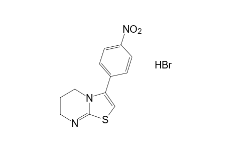 6,7-dihydro-3-(p-nitrophenyl)-5H-thiazolo[3,2-a]pyrimidine, monohydrobromide