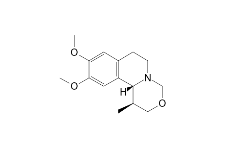 (1S,11bR)-9,10-dimethoxy-1-methyl-1,2,4,6,7,11b-hexahydro-[1,3]oxazino[4,3-a]isoquinoline
