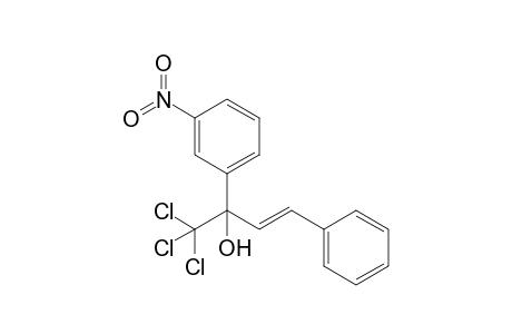 (E)-1,1,1-trichloro-2-(3-nitrophenyl)-4-phenyl-3-buten-2-ol