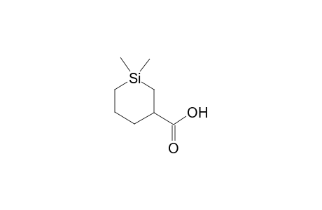 silacyclohexane-3-carboxylic acid, 1,1-dimethyl-