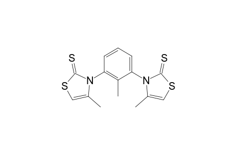 4-methyl-3-[2-methyl-3-(4-methyl-2-sulfanylidene-1,3-thiazol-3-yl)phenyl]-1,3-thiazole-2-thione