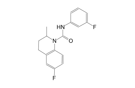 6-fluoro-N-(3-fluorophenyl)-2-methyl-3,4-dihydro-1(2H)-quinolinecarboxamide