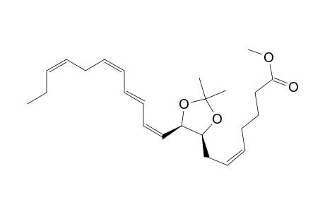Methyl (8S,9R,5Z,10Z,12E,14Z,17Z)-8,9-Isopropylidenedioxy-5,10,12,14,17-eicosapentaenoate