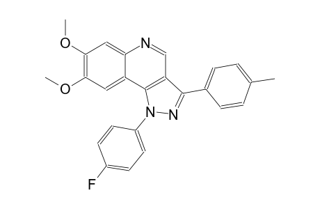 1-(4-fluorophenyl)-7,8-dimethoxy-3-(4-methylphenyl)-1H-pyrazolo[4,3-c]quinoline