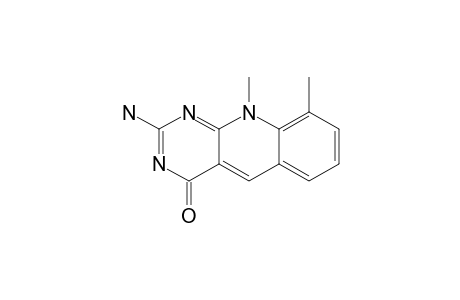 2-AMINO-9,10-DIMETHYLPYRIMIDO-[4,5-B]-QUINOLIN-4(10H)-ONE