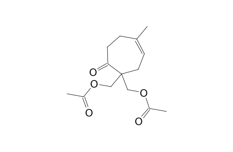 4,4-Bis(acetoxymethyl)-1-methylcyclohepten-5-one