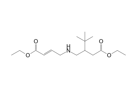 (E)-Diethyl 7-tert-Butyl-5-azanon-2-enedioate