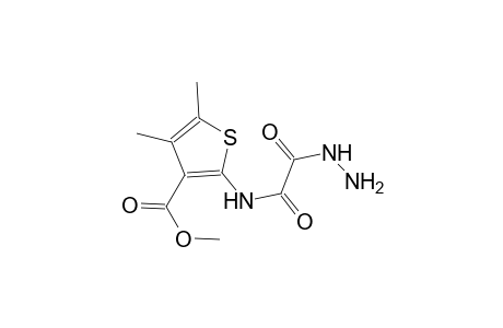 methyl 2-{[hydrazino(oxo)acetyl]amino}-4,5-dimethyl-3-thiophenecarboxylate