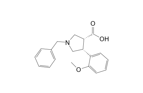 cis-4-(2-Methoxyphenyl)-1-(phenylmethyl)-3-pyrrolidinecarboxylic acid