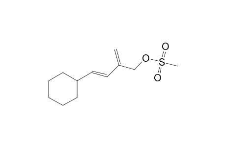 4-(E)-Cyclohexyl-3-methylcyclobut-3-en-1-yl mesylate