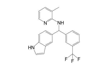 N-[(1H-Indol-5-yl){3-(trifluoromethyl)phenyl}methyl]-3-methylpyridin-2-amine