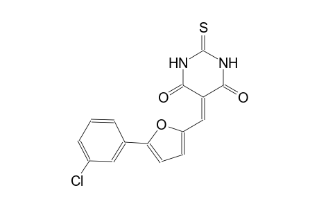 5-{[5-(3-chlorophenyl)-2-furyl]methylene}-2-thioxodihydro-4,6(1H,5H)-pyrimidinedione