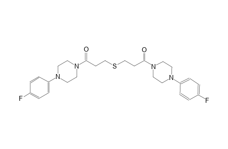 bis{3-[4-(4-fluorophenyl)-1-piperazinyl]-3-oxopropyl} sulfide