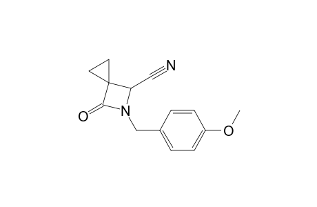 5-[(4-methoxyphenyl)methyl]-6-oxidanylidene-5-azaspiro[2.3]hexane-4-carbonitrile