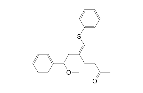 (Z)-5-(2-Methoxy-2-phenylethyl)-6-phenylthiohex-5-en-2-one
