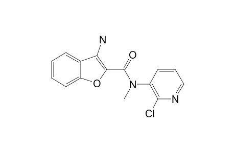 N-[3-(2-CHLOROPYRIDINYL)]-N-METHYL-3-AMINO-2-BENZOFURANCARBOXAMIDE