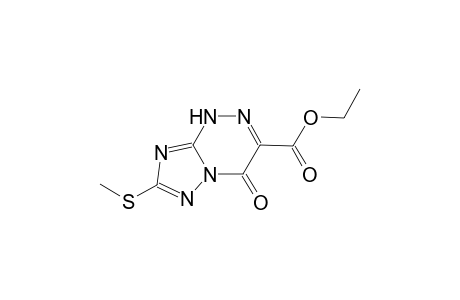 [1,2,4]triazolo[5,1-c][1,2,4]triazine-3-carboxylic acid, 1,4-dihydro-7-(methylthio)-4-oxo-, ethyl ester