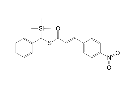 S.alpha.-Trimethylsilylbenzyl (E)-4-Nitrothiocinnamate