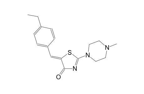 (5Z)-5-(4-ethylbenzylidene)-2-(4-methyl-1-piperazinyl)-1,3-thiazol-4(5H)-one
